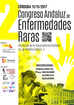 Cartel del II Congreso Andaluz de Enfermedades Raras