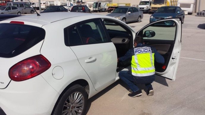 El coche de la víctima