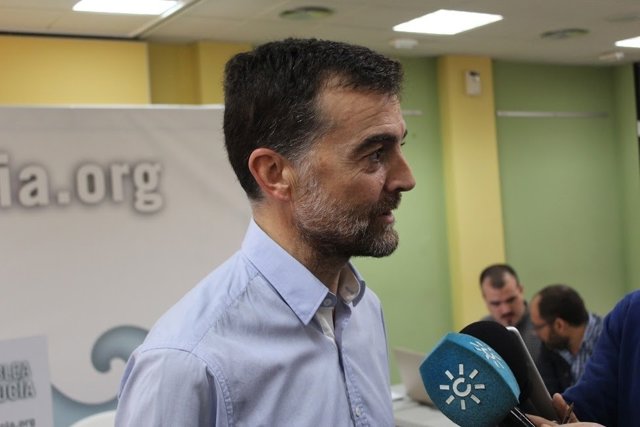 El coordinador general de IULV-CA, Antonio Maíllo