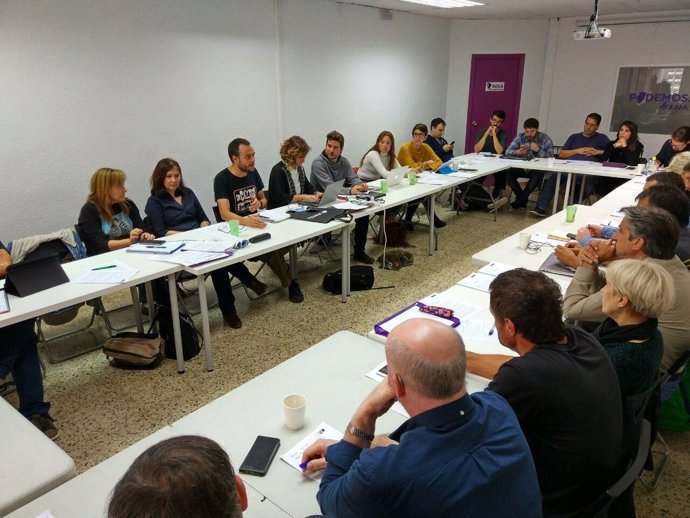 Reunión del Consejo Ciudadano Autonómico de Podemos.