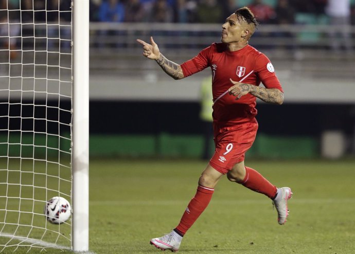 Paolo Guerrero (Perú) en la Copa América 