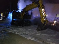 Quinto ataque contra las máquinas de las obras del soterramiento