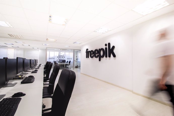 Instalaciones de la empersa malagueña Freepik en Málaga diseño tecnología líder 