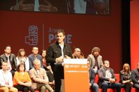 Pedro Sánchez: "La única vía para solucionar el desgarro social es la vía de la política, no la penal"