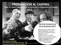 La UEx lanza un taller sobre preparación al casting de la mano de la actriz Fátima Vivas