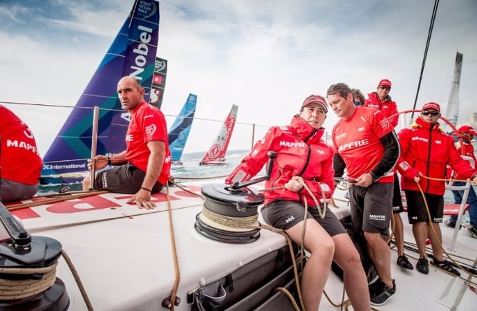 Xabi Fernández Támara Echegoyen MAPFRE Volvo Ocean Race