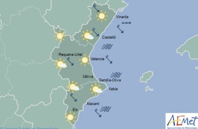 Predicción de este lunes 