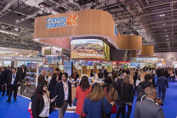 Pabellón de Canarias en la World Travel Market