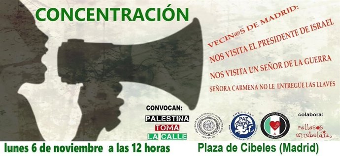 Concentración contra la entrega de llaves a Rivlin