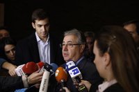 Zoido defiende que Puigdemont sigue sin "ningún respaldo institucional" en Bélgica tras "huir de la Justicia"   