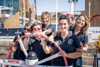 Cinco mujeres cruzan el Atlántico para recaudar fondos a favor de la investigación de cáncer de mama