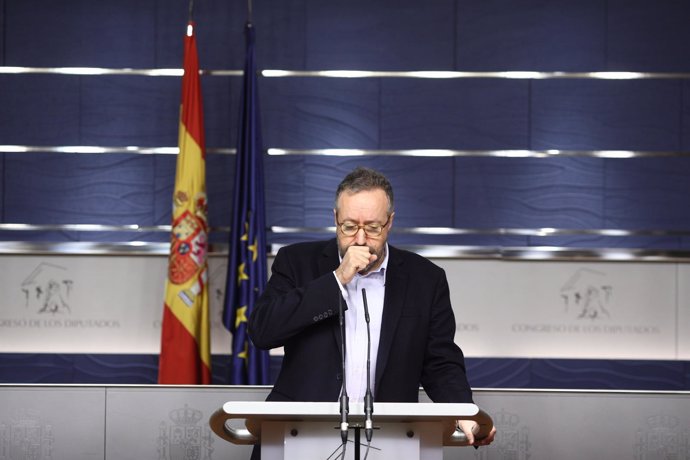 Rueda de prensa de Juan Carlos Girauta en el Congreso