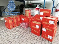 Dos detenidos en La Línea con 10.000 cajetillas de tabaco de contrabando