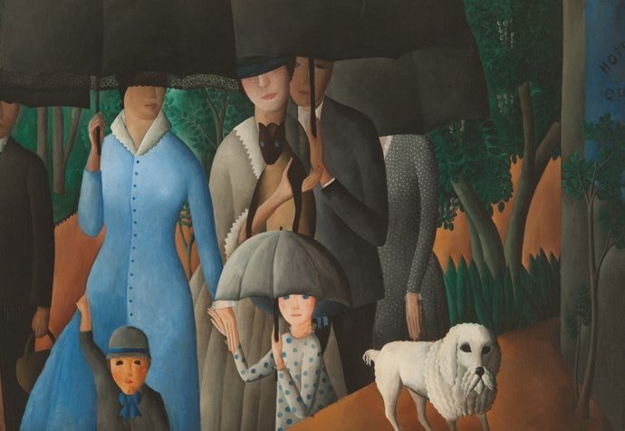 'Promenade', De la Pintora Olga Sacharoff (Col·lecció Particular)