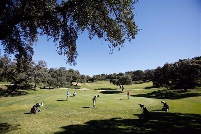 Campo de golf en una imagen de archivo