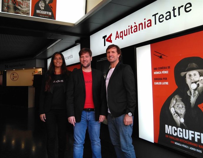 Mónica Pérez, Carlos Latre y Jordi Ríos