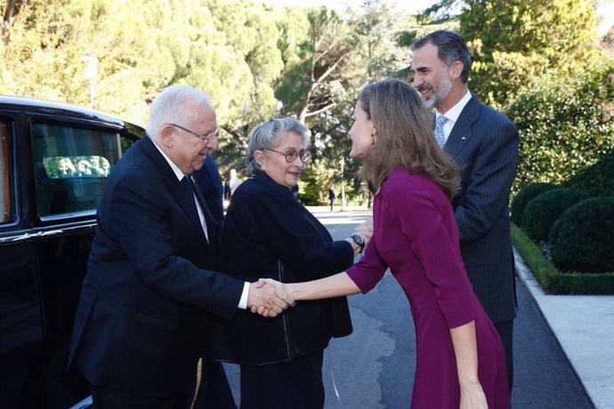 Els Reis reben el President de l'Estat d'Israel, Reuven Rivlin