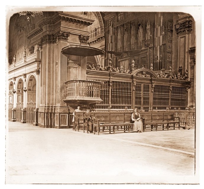  Una De Las Pocas Imágenes, No Inédita, De La Catedral En 1915, Conservada En El