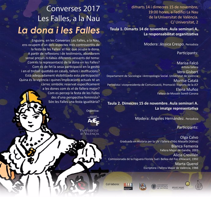 Programa Converses 2017 Les Falles a la Nau