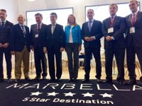 Marbella desembarca en la WTM de Londres y presenta su candidatura para albergar la Copa Davis