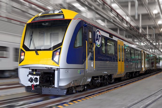 Tren que CAF suministrará a Nueva Zelanda