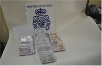 Dos detenidos por estafar mediante la técnica de los 'billetes tintados' a una persona en Fuenlabrada
