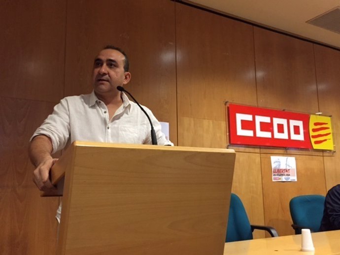 Javier Pacheco, secretario general de CC.OO. De Catalunya