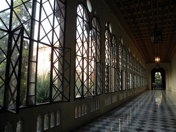 Interior de la Universidad de Barcelona