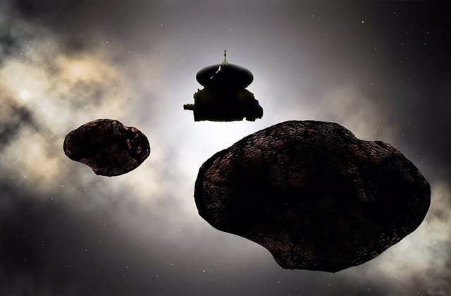 Recreación artística del posible aspecto de 2014 MU69
