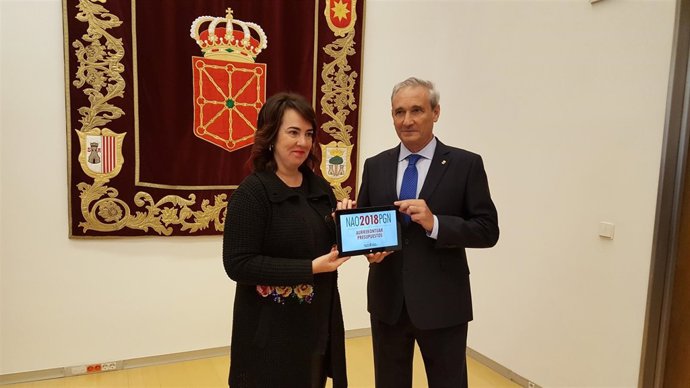 Ainhoa Aznárez y Mikel Aranburu.