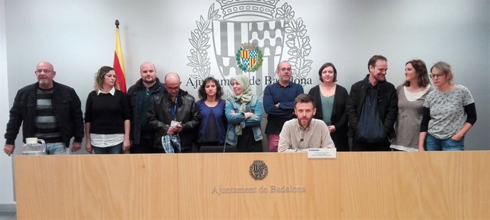Roda de premsa de José Téllez (Guanyem Badalona en Comú)