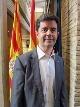 El alcalde de Huesca, Luis Felipe