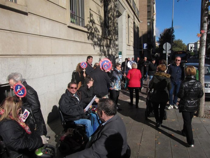 Imagen de la concentración                              