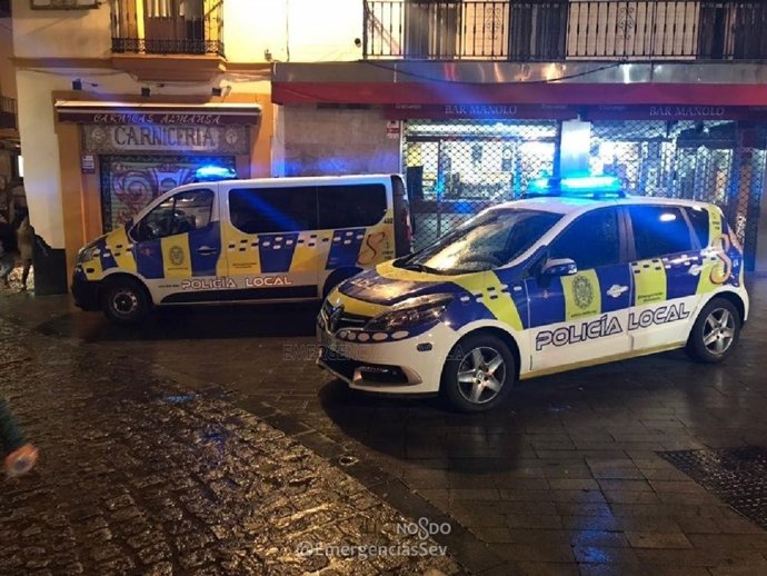 Detenido por agredir a su pareja en Sevilla