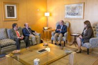 Encuentro entre Villalobos y la Asociación de Ingenieros Industriales por el centenario de la entidad