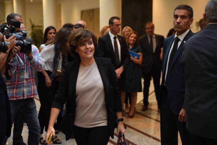 Soraya Sáenz de Santamaría en el Senado