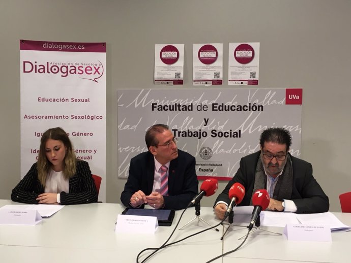 Presentación de las jornadas Dialogasex en Valladolid