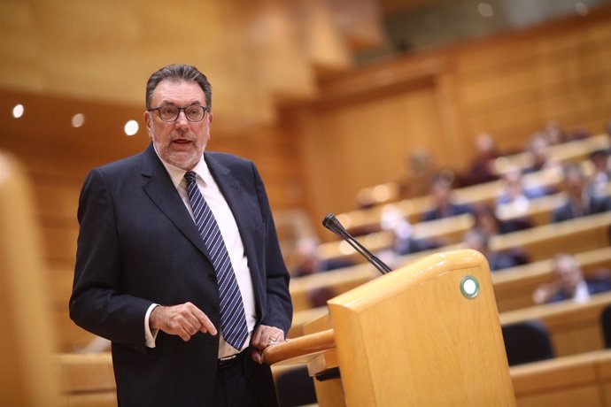 El portavoz del PDeCAT en el Senado, Josep Lluís Cleries