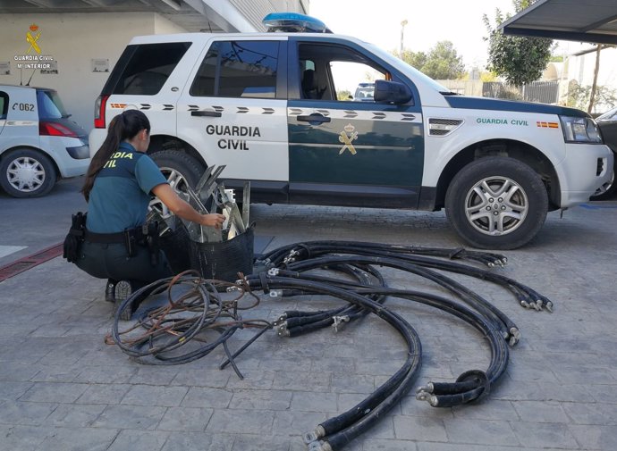 Detenido por robar cobre en Utrera (Sevilla)