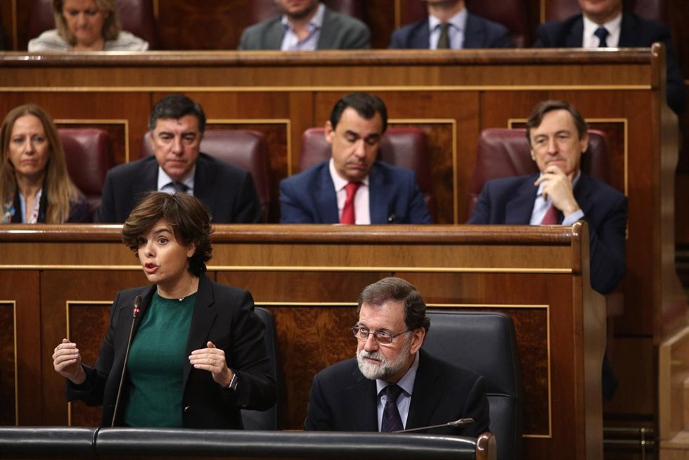 Santamaría en la sesión de control al Gobierno en el Congreso