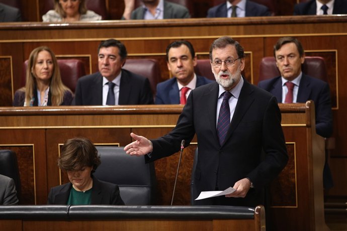 Rajoy en la sessió de control al Govern al Congrés