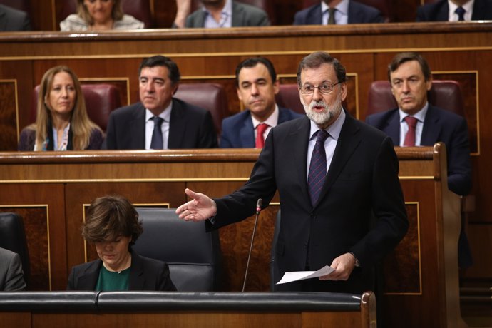 Rajoy en la sessió de control al Govern al Congrés