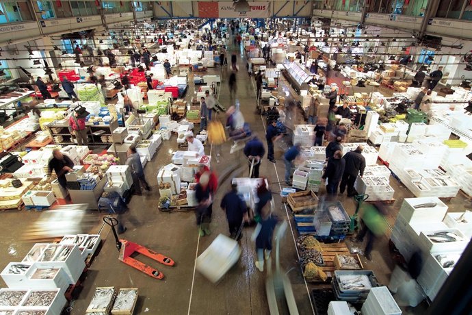 Mercabarna. Mercat del peix