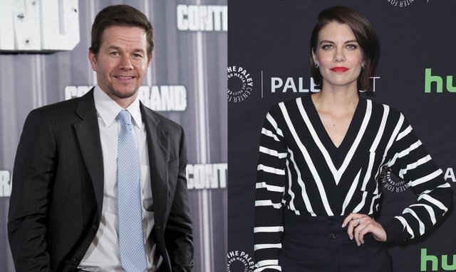 Mark Wahlberg y Lauren Cohan