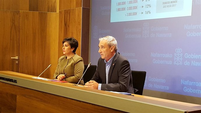 María Solana y Mikel Aranburu.