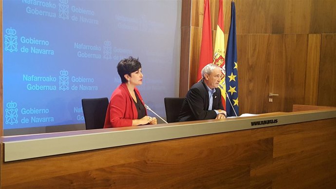 María Solana y Mikel Aranburu.