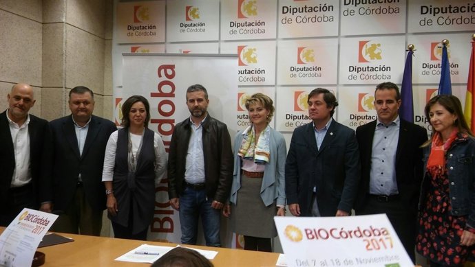 Autoridades en la presentación de BIOCórdoba 2017