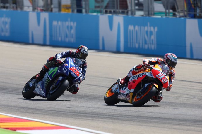 Marc Márquez y Maverick Viñales, GP de Aragón