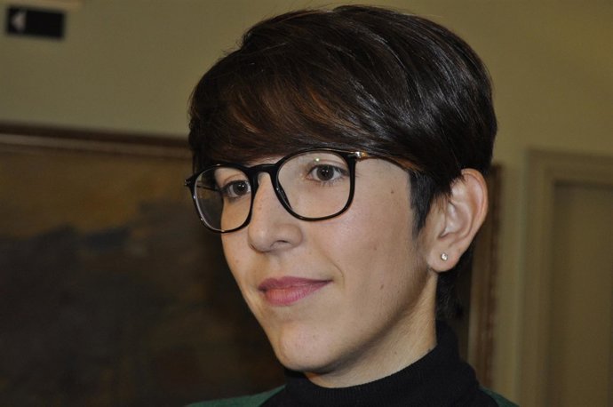 La presidenta de las Cortes de Aragón, Violeta Barba