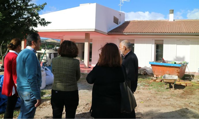 Visita de Santiago a la residencia